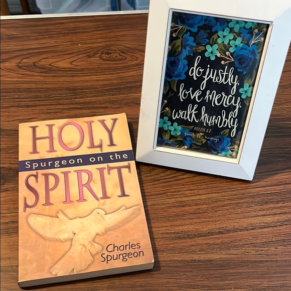Spurgeon on the Spirit Book and Inspirational Framed Art - Picture 1 of 5